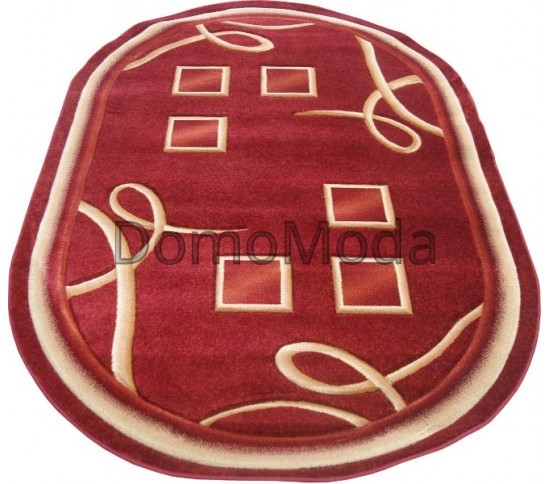 Синтетичний килим Hand Carving 0512 bordeaux-d.beige - Висока якість за найкращою ціною в Україні